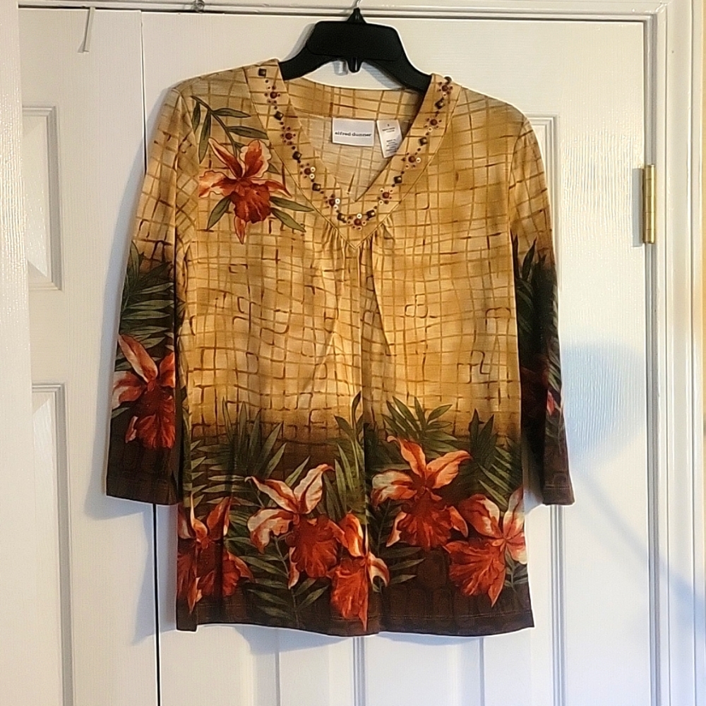 Alfred Dunner Women's Top, Size Small